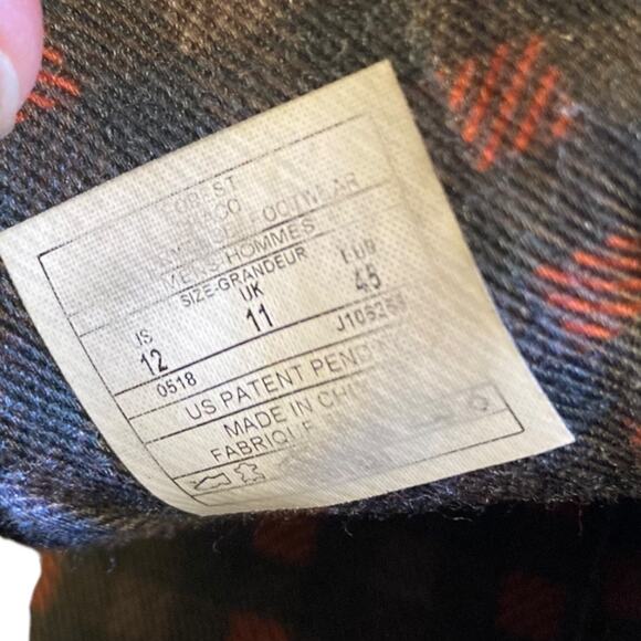 Mens Chaco Mid Davis Dark Olive Green Off White Lace Up Fashion Sneakers Size 12 - Picture 8 of 15